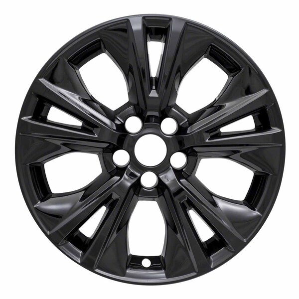 Coast2Coast 18", 5 V-Spoke, Gloss Black, Plastic, Set Of 4, Not Compatible With Steel Wheels IWCIMP410BLK - main